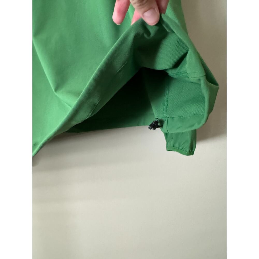 The North Face Men's 1/4 Zip Size XL Green Pockets Water Resistant Windbreaker - Picture 5 of 12